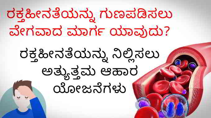 best diet plan for anemia in kannada