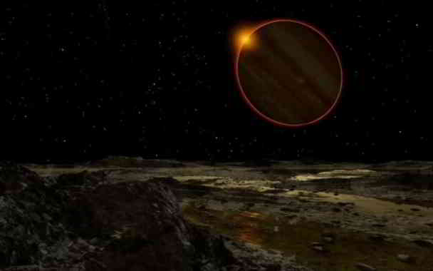 the sun looks from jupiter in kannada