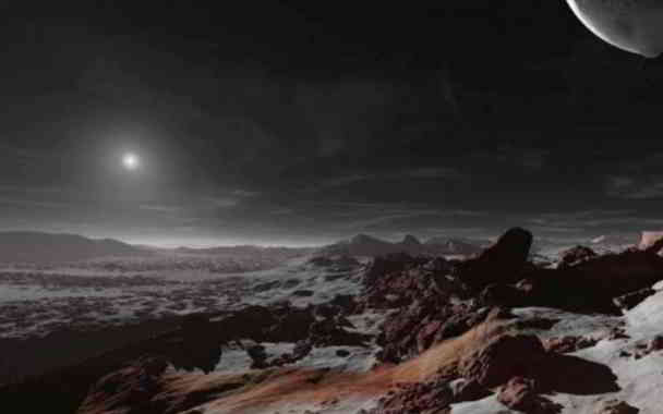 the sun looks from pluto in kannada